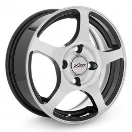 X`trike X-103 5.5x14 PCD4x100 ET45 DIA 67.1  BK/FP Полировка